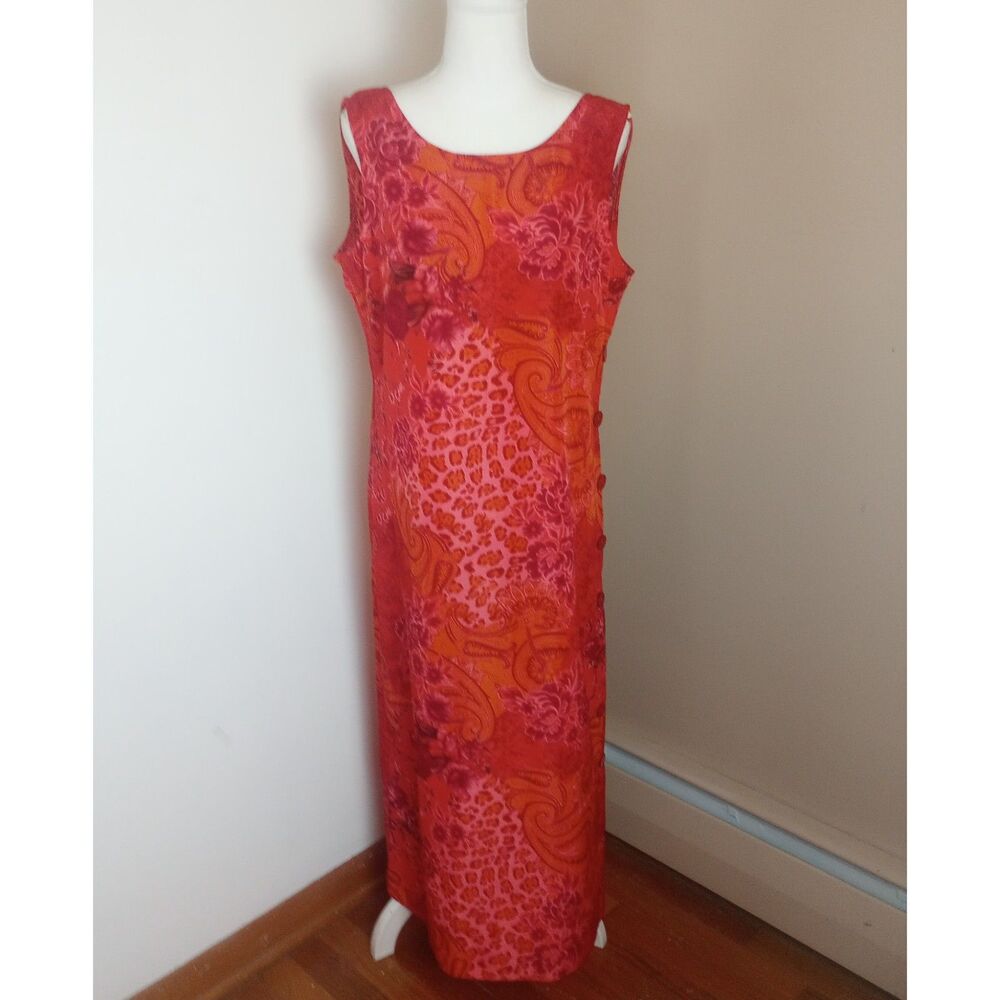 Vintage Ankle Length Summer Tank Dress / Size M 8/10
